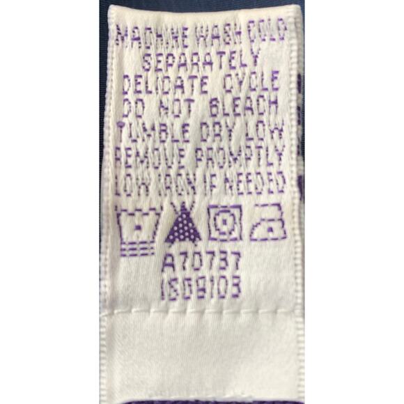 SUSAN GRAVER TOP WOMENS, 1X, SLEEVELESS PULLOVER, NAVY BLUE, NWOT SLITS ON SIDES - Picture 9 of 9